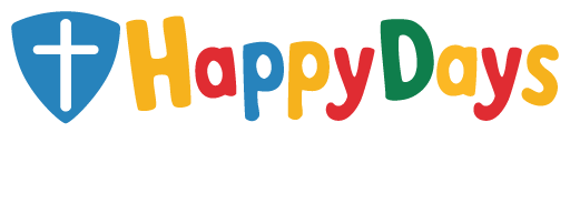 Happy Days Kindergarten - White Logo